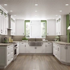 ארונות שייקר של Dove White